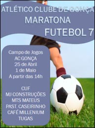 Maratona Futebol 7 - Cartaz