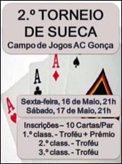 Torneio de Sueca - Cartaz