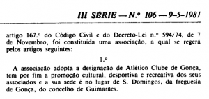Diário da Republica (IIIª Série, Nº 106, 09-05-1981, Página 5978)